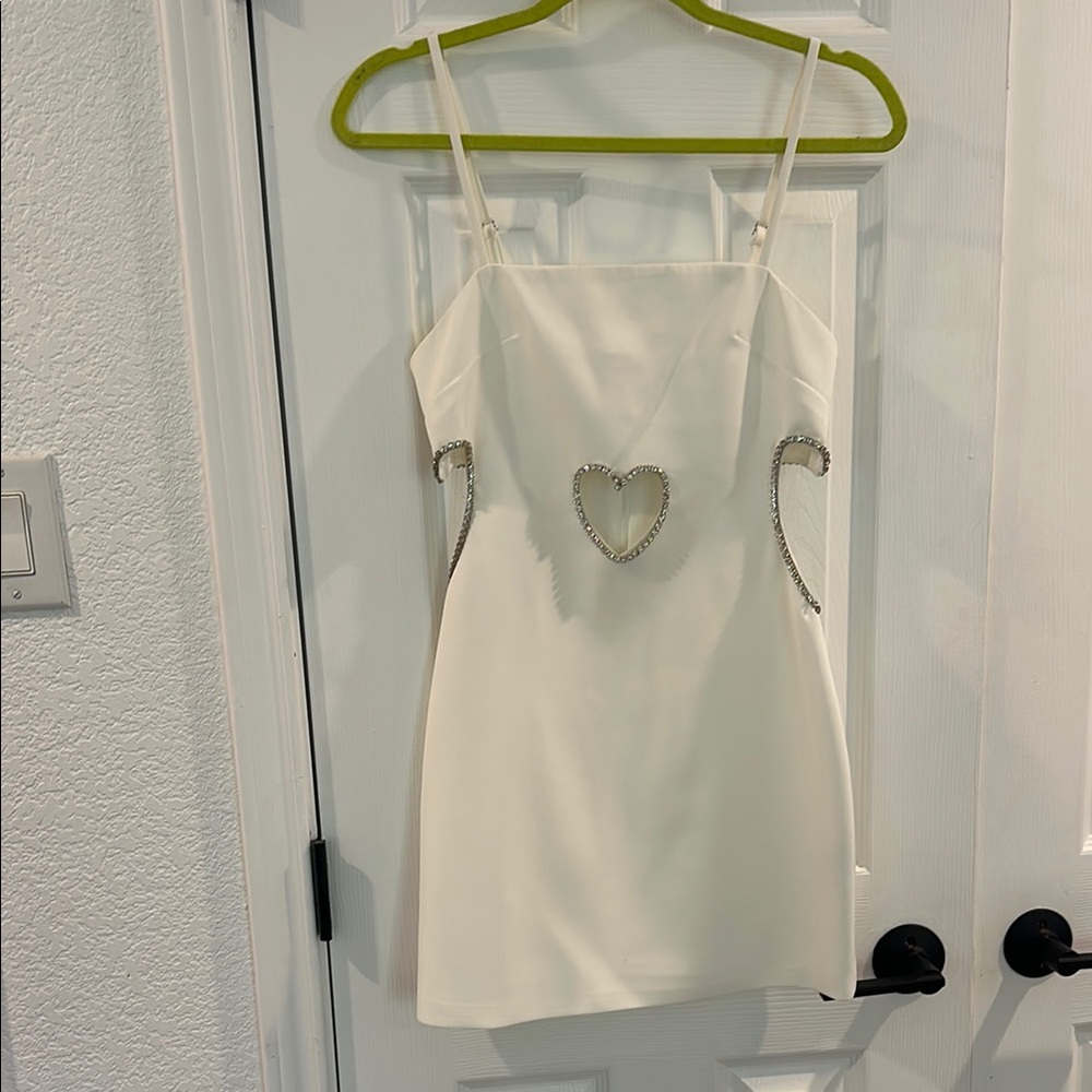 Sassy Bachelorette or After party look with Heart Detail
